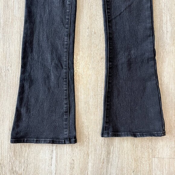 Womens No Boundaries Mid Rise Bootcut Black Jeans - 5 - Picture 3 of 7